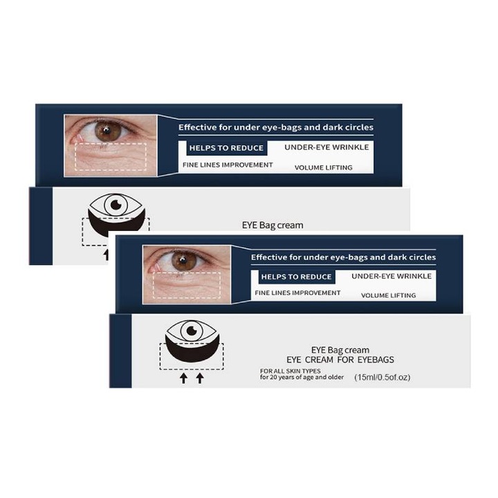 Крем за очи комплект 2 броя, хидратация, стягане, намаляване на фините линии, против бръчки