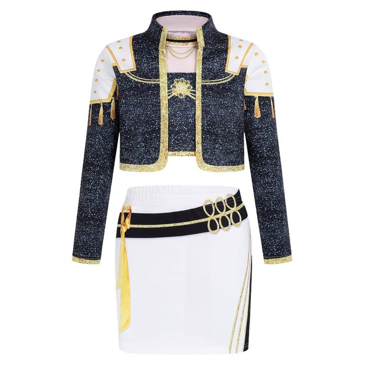 Costum K-POP Witch Hunter, set 3 piese, negru, 120cm