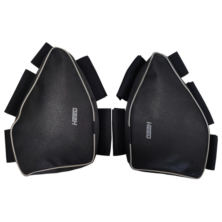 Set genti moto pentru bare de protectie HEED, Honda VFR 800 X Crossrunner, impermeabile, negre
