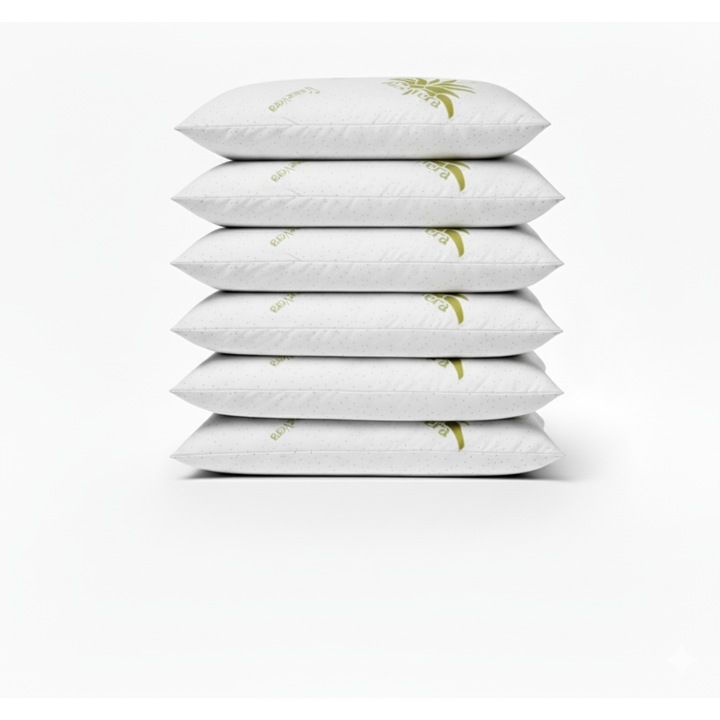 Set 6 Perne Hypoallergenic Aloe Vera (40x40)