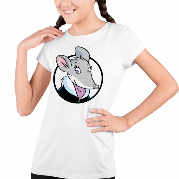Tricou Copii Fete Thea Geronimo Stilton, Fehér