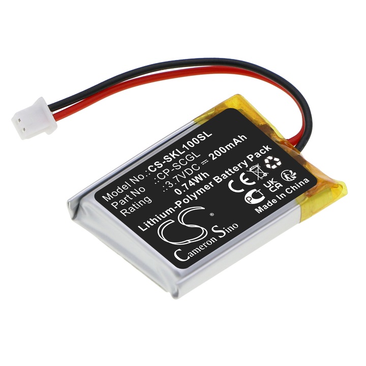 TECHTEK CS-SKL100SL Li-Polymer akkumulátor 200mAh