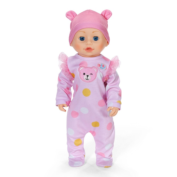 Papusa interactiva bebelus care merge Emily, Baby Born, 43 cm, multicolor
