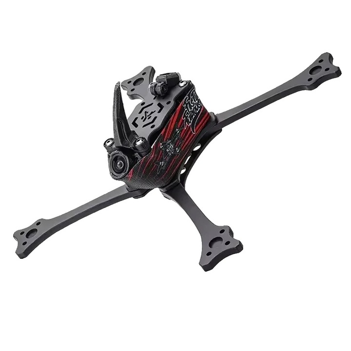 Cadru de curse pentru drone, 195 mm, material din fibra de carbon, compatibilitate versatila, 1 bucata
