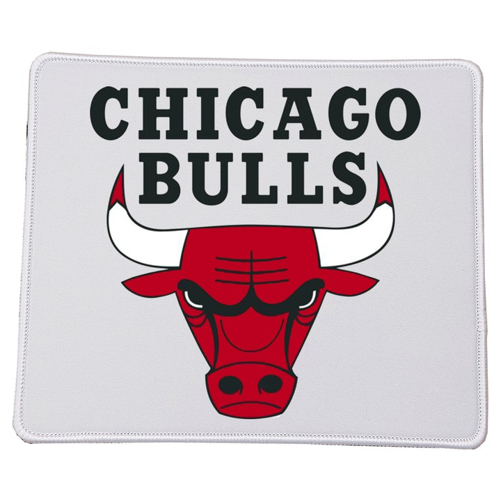 Mousepad Chicago Bulls, 23x20 cm, material durabil, design iconic