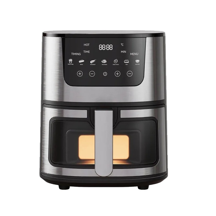 Friteuza cu ulei Mesko, 2.5L, 1800W, cu recipient detasabil, negru