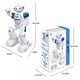 Robot Inteligent cu telecomanda, incarcare USB, acumulator inclus, 26.5x8x16 cm, Alb Albastru, + 8 Ani