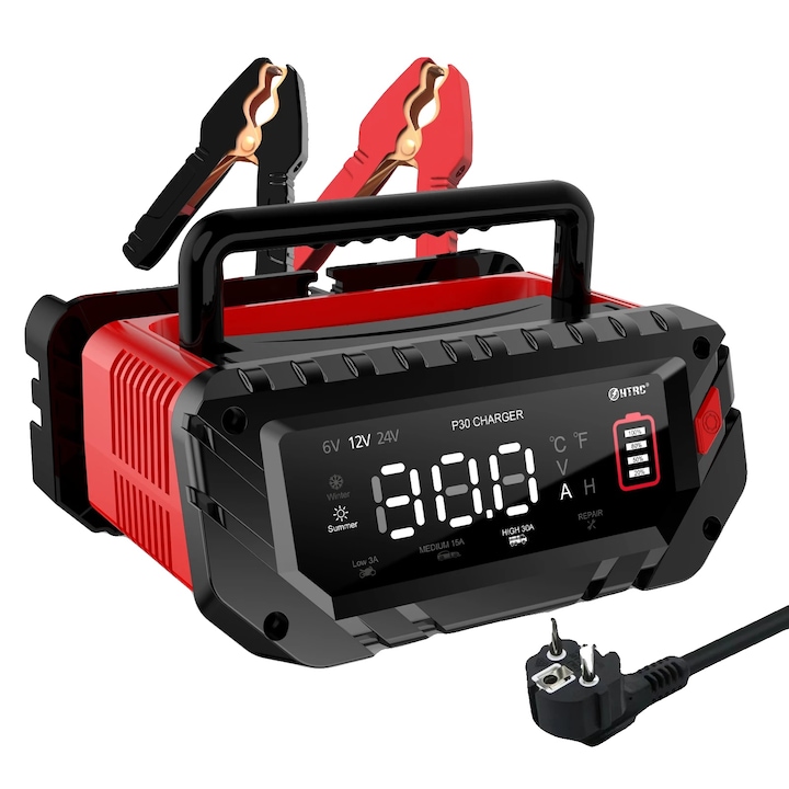Redresor auto, 6V/12V/24V, control inteligent, 30A, 250x210x135mm