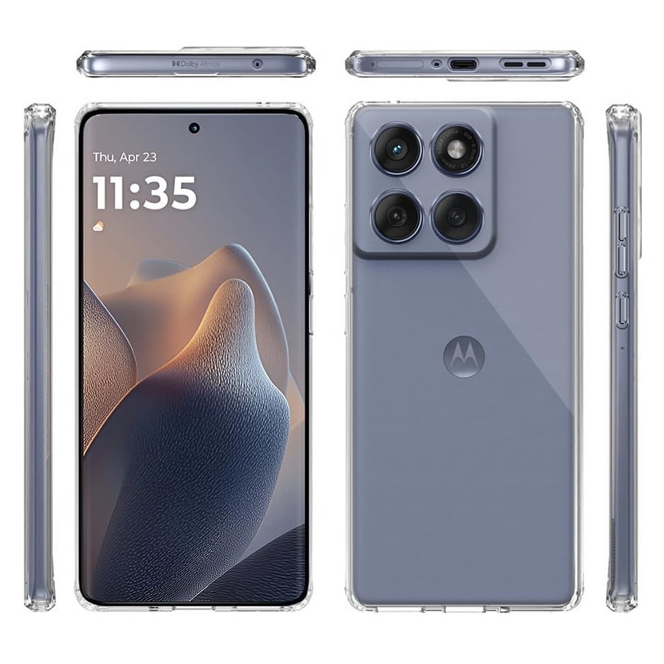 Husă Aiyando pentru Motorola Edge 70 Fusion, transparență, anti-shock 1.5mm, protecție lentile