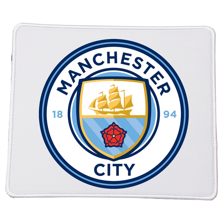 Mousepad Manchester City Nr.1 – Dreptunghiular 23x20 cm Material Durabil de Inalta Calitate