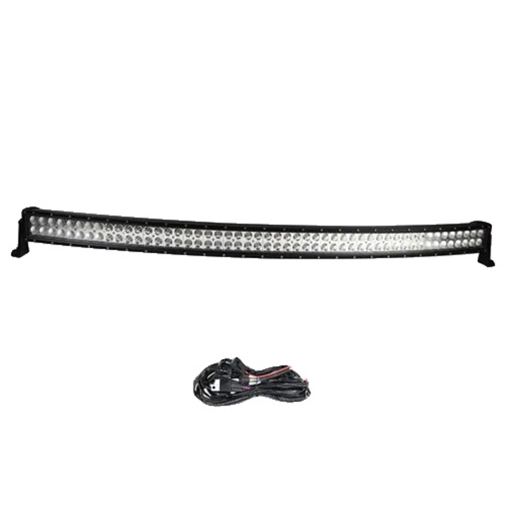 Proiector LED, Combo Beam, 300W, 24000-30000 lumeni, 52 inch, impermeabil, cu kit de cabluri
