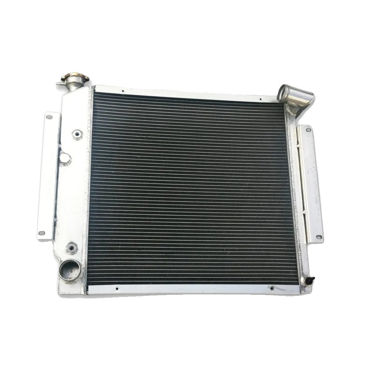 Radiator din aluminiu pentru Scout II, dimensiuni 29.1x22.2x3.1 in, instalare usoara, capac inclus