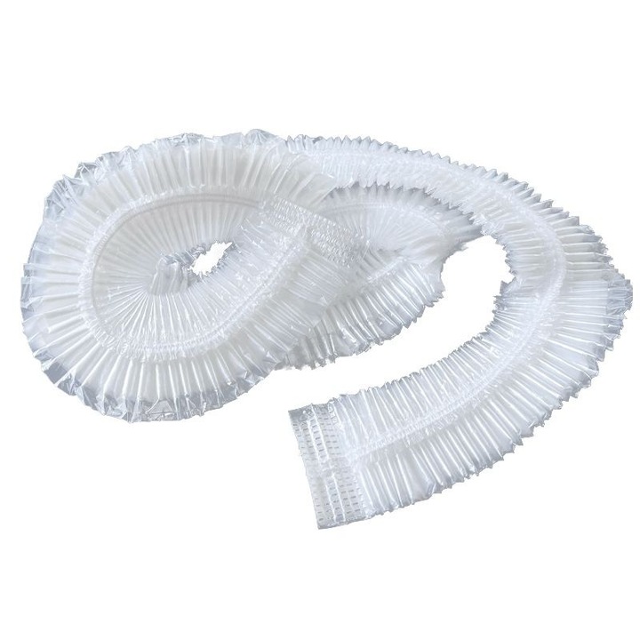 4 darab műanyag védőfólia készlet, 2 db 2,1 m x 1,5 m, 2 db 2,3 m x 4,7 m, átlátszó, víz- és porálló