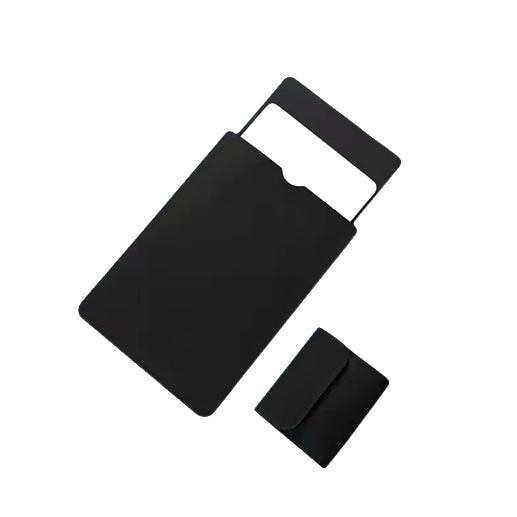 Husa laptop, Poliuretan, Compatibila cu MacBook 12 A1534/Air 11 13 M1 A2337/Pro 13 A2338/Acer Chromebook/HP Stream/ASUS/Surface Pro 8/7/6/X/5/4/3, Negru