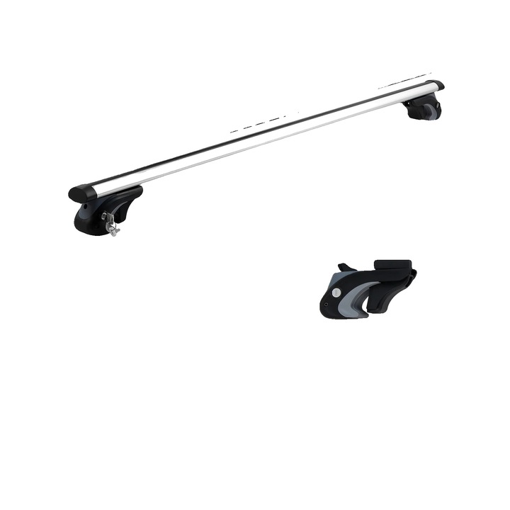 Állítható tetőcsomagtartó rudak, 90 kg teherbírás, 132 cm, 2 darabos készlet