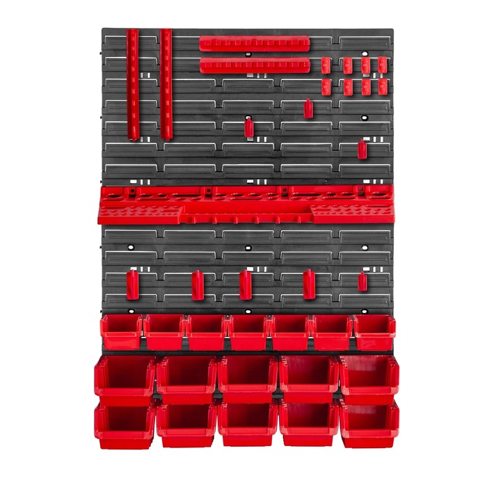 Műhelypanel, moduláris kialakítás, piros