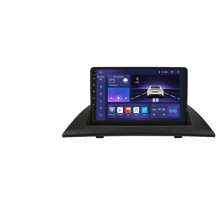 Radio auto, 9 inch, conectivitate imbunatatita, memorie externa maxima 128 GB, touchscreen, Compatibil cu BMW X3 E83 2004 -2012