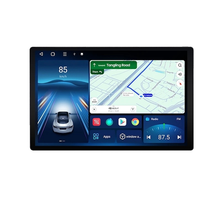 Radio auto, X7 PRO 6-128-11.5, display inalta rezolutie, 4x45W, 1920x1200P, compatibilitate diverse formate media