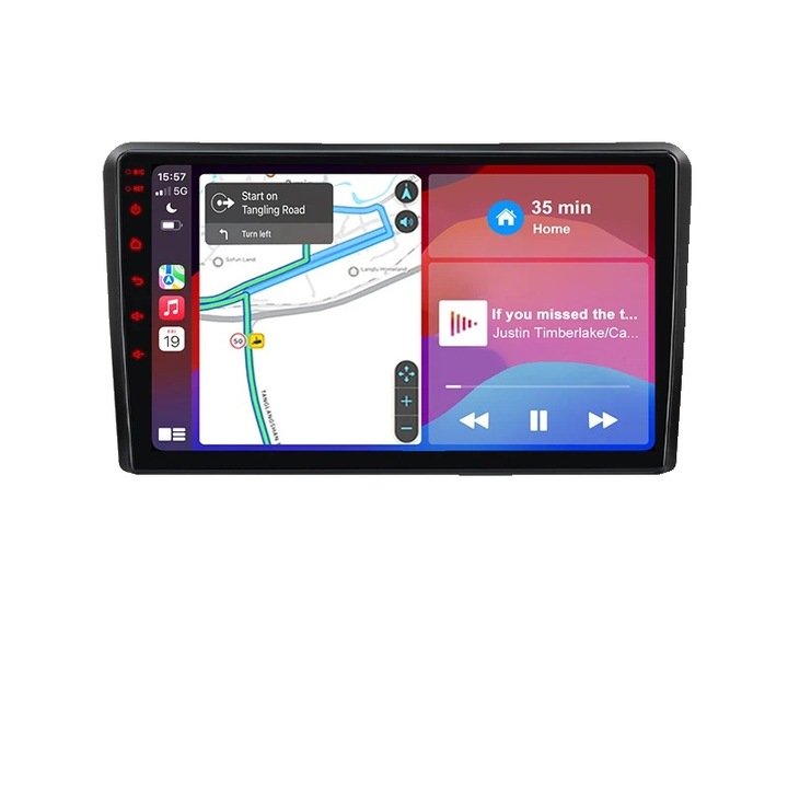 Radio auto multimedia, 9", 1GB 32GB, suport multilingv, compatibilitate Honda Civic Hatchback 2012-2017