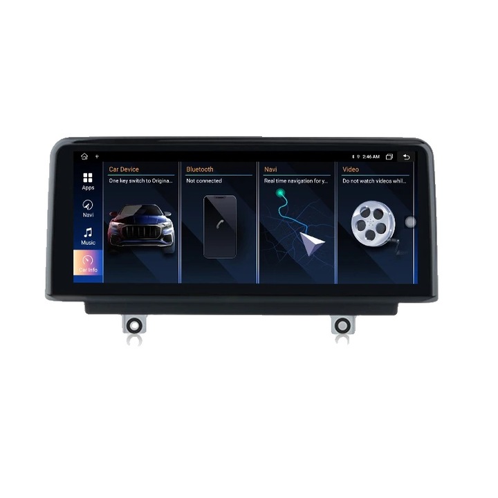 Navigatie GPS, 10.25 inch, 1920x720, 4G 2-32GB, compatibila cu BMW 3/4 Series F30 F31 F34 F32 F33 F36 2018-2021