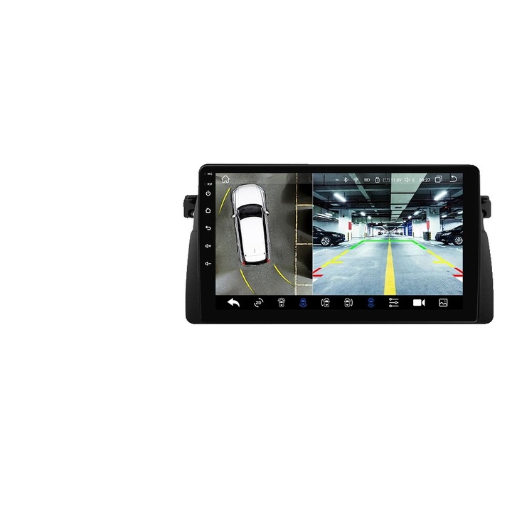 Sistem multimedia auto, S8 cu camera 360, sunet de inalta calitate, 10.33 inch, compatibil BMW E46 M3 1998-2006
