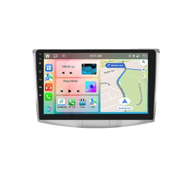 Display multimedia auto 10.1", 4Core 6, 128GB, plastic si metal, compatibil Magotan/CC 2010-2014, PASSAT B7/B6 2010-2015