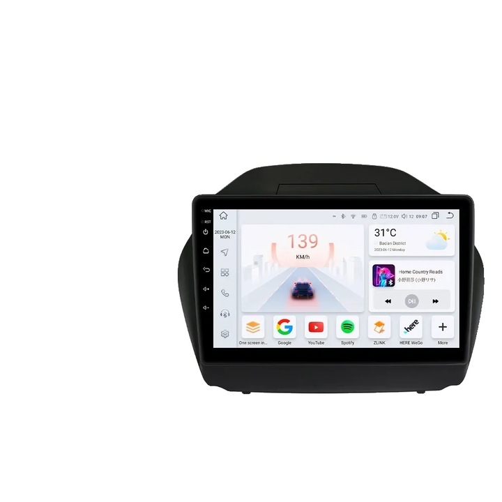 Radio auto, multimedia, S2 A, 10.1 inch, 1280x720, 256GB, compatibil cu Hyundai Tucson 2 IX35 2011-2017