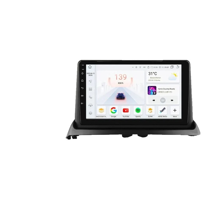 Sistem multimedia auto, S6, ecran tactil, 64G, 256G, 9x, Renault Clio 2