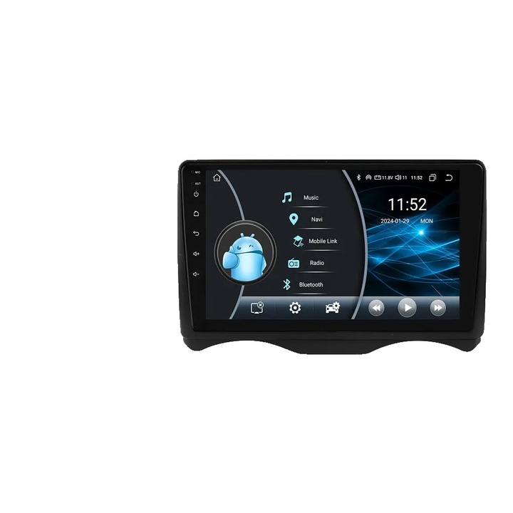 Sistem audio auto multimedia, W1 AHDC2, ecran tactil, 4x50W, 1280x720, compatibilitate Citroen C2/C3 2002-2006