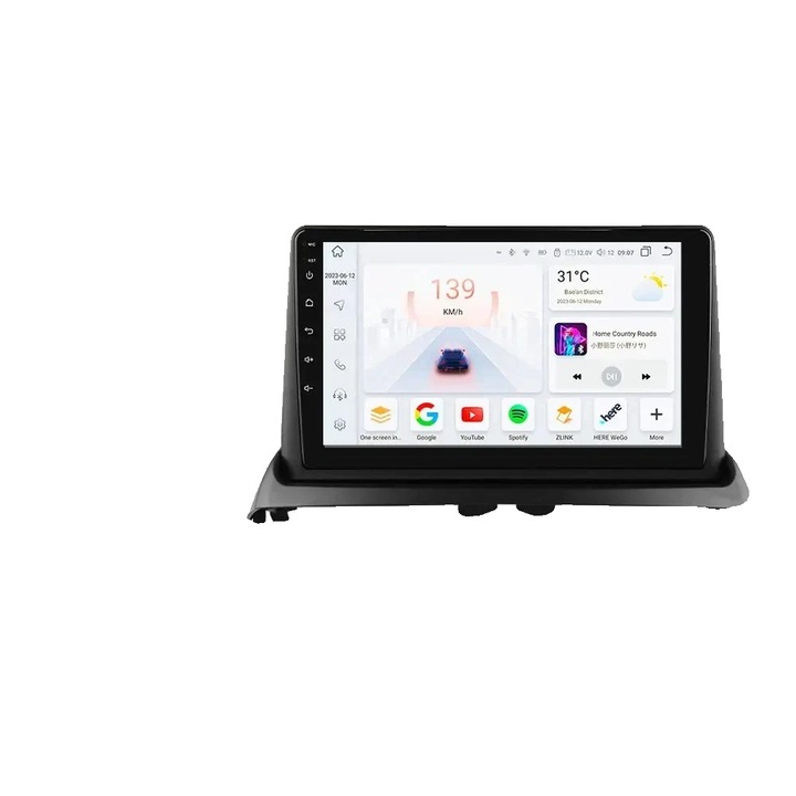 Sistem multimedia auto, touchscreen, S1(8Core 3G 32G) AI, compatibil Renault Clio 2, 9x2.1kg