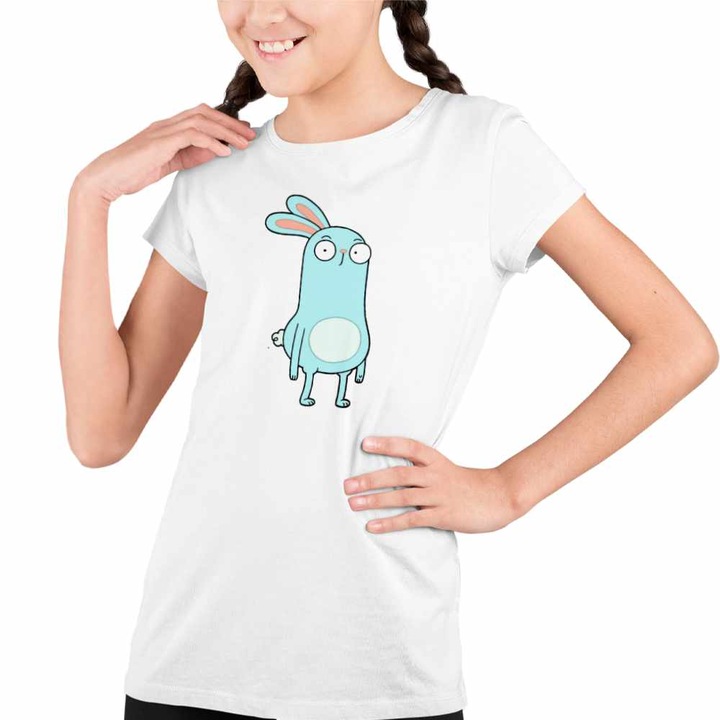 Tricou Copii Fete Barry Buns Kiff Desen Animat, Fehér