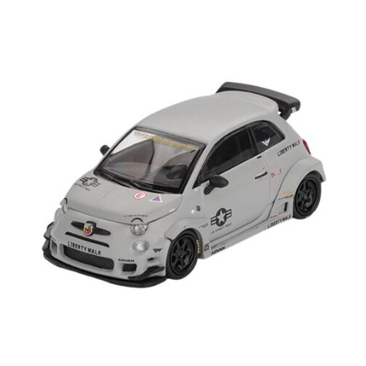 Macheta auto Fiat Abarth 595 Lb-Works X Abas Works Fighters 2024 1:64 Mini GT MGT01064-L