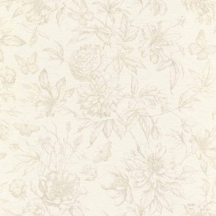 Tapéta vlies falra rasch peonies 793932