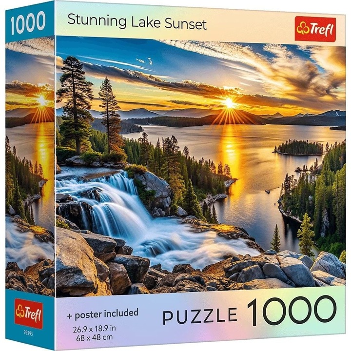 Trefl 1000 db-os puzzle - Naplemente a tónál (99295)