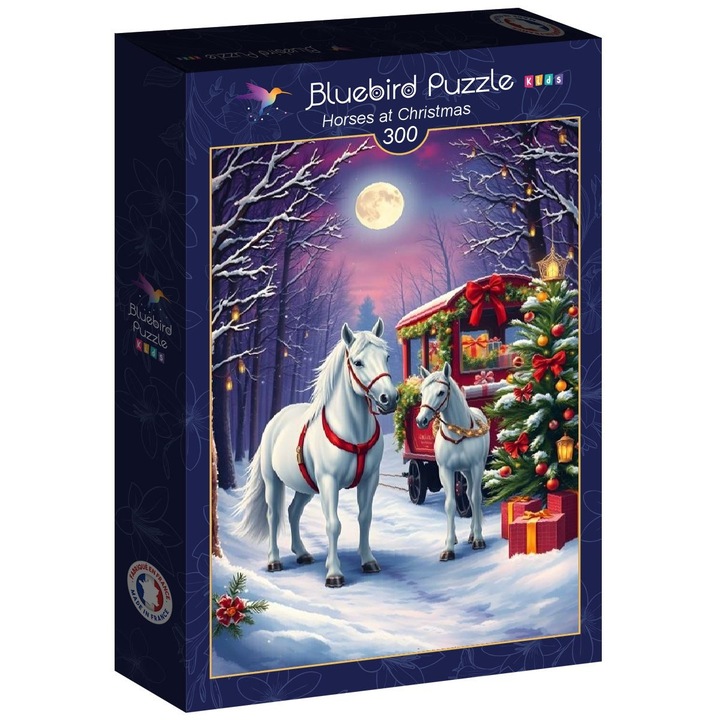 Bluebird Puzzle – Lovak karácsonykor 300 darabos