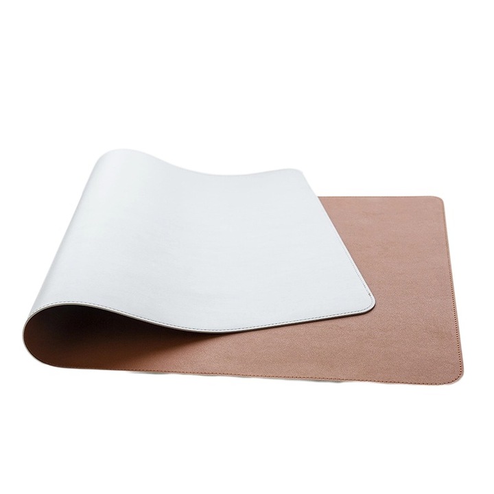 Suport de Mouse Ecologic, Dimensiuni Extra 70x35cm, Gri/Maro