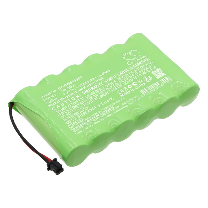 Baterie TECHTEK CS-CWS100BT Ni-MH 2000mAh