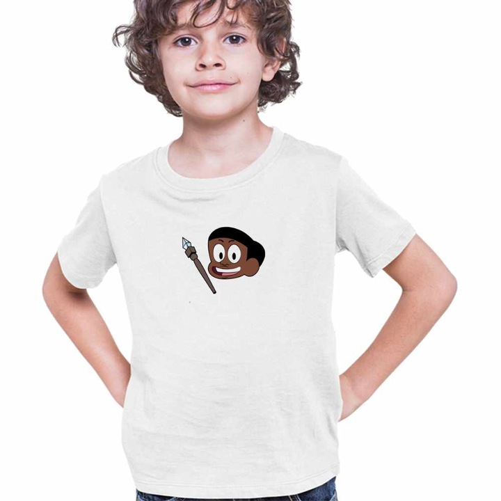 Tricou Copii Baieti Desene Craig Dumbrava Cercetasi, Fehér