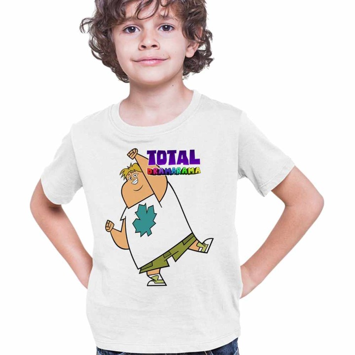 Tricou Copii Baieti Granita Dramei Totale Owen, Fehér