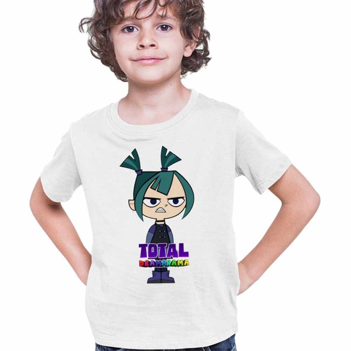 Tricou Copii Baieti Gradinita Dramei Totale Gwen, Fehér