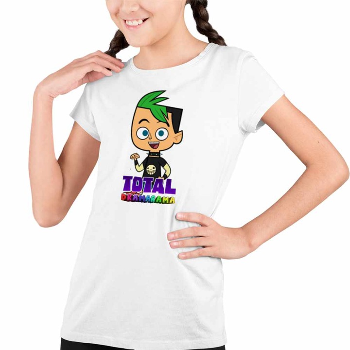 Tricou Copii Fete Gradinita Dramei Totale Duncan Drama rama, Fehér
