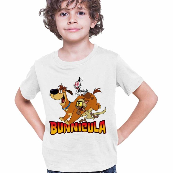 Tricou Copii Baieti Bunnicula Draculas Vampirul Iepuras, Fehér