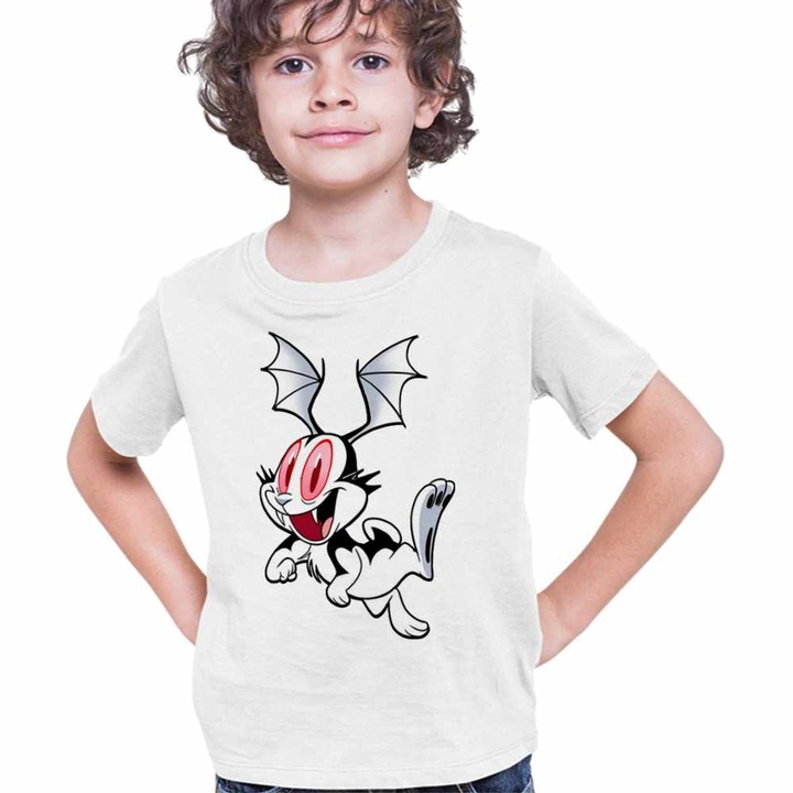 Tricou Copii Baieti Draculas Vampirul Iepuras Liliac, Fehér