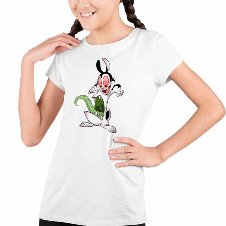 Tricou Copii Fete Draculas Vampirul Iepuras Alien Venom, Fehér