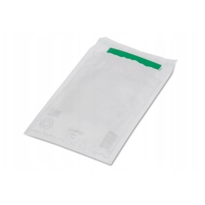 Set Plicuri Cu Bule, Neopak, Poly I19, Format I19, Inchidere Banda Autocolanta Cu Inchidere Permanenta, Material Polietilena, Rezistent La Apa Si Opac, 320 x 455 mm + 50 mm / 300 x 445 mm, Alb, 50 Buc