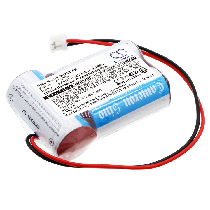 Baterie TECHTEK CS-MRA500FM Li-MnO2 1350mAh