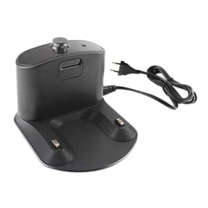 Зарядна станция за роботизирани прахосмукачки iRobot Roomba серия 500/600/700/800/900. Аксесоарите включват зарядна станция и европейски стандартен щепсел