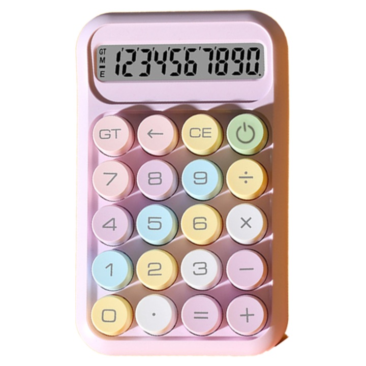 Калкулатор JSJ-4, за офис и обучение, лилав