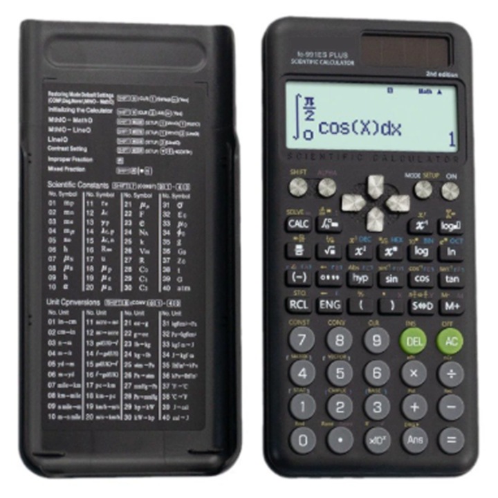 Tudományos számológép FX991ES PLUS-2, fekete, diákoknak
