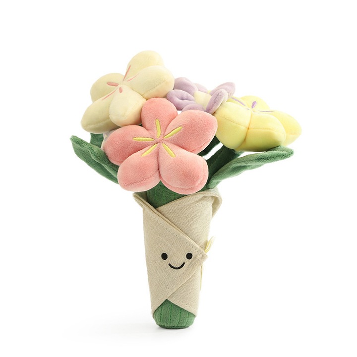 Плюшена играчка, очарователен дизайн, многоцветна, 30x45 см